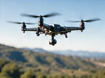 Dron en vuelo