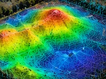 Mapa de calor de elevación